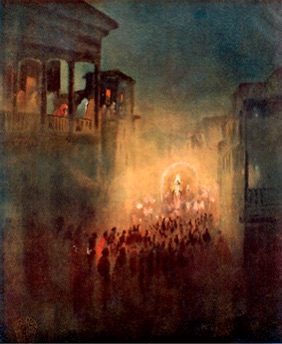 Durga Pratima Visarjana by Gaganendranath Tagore
