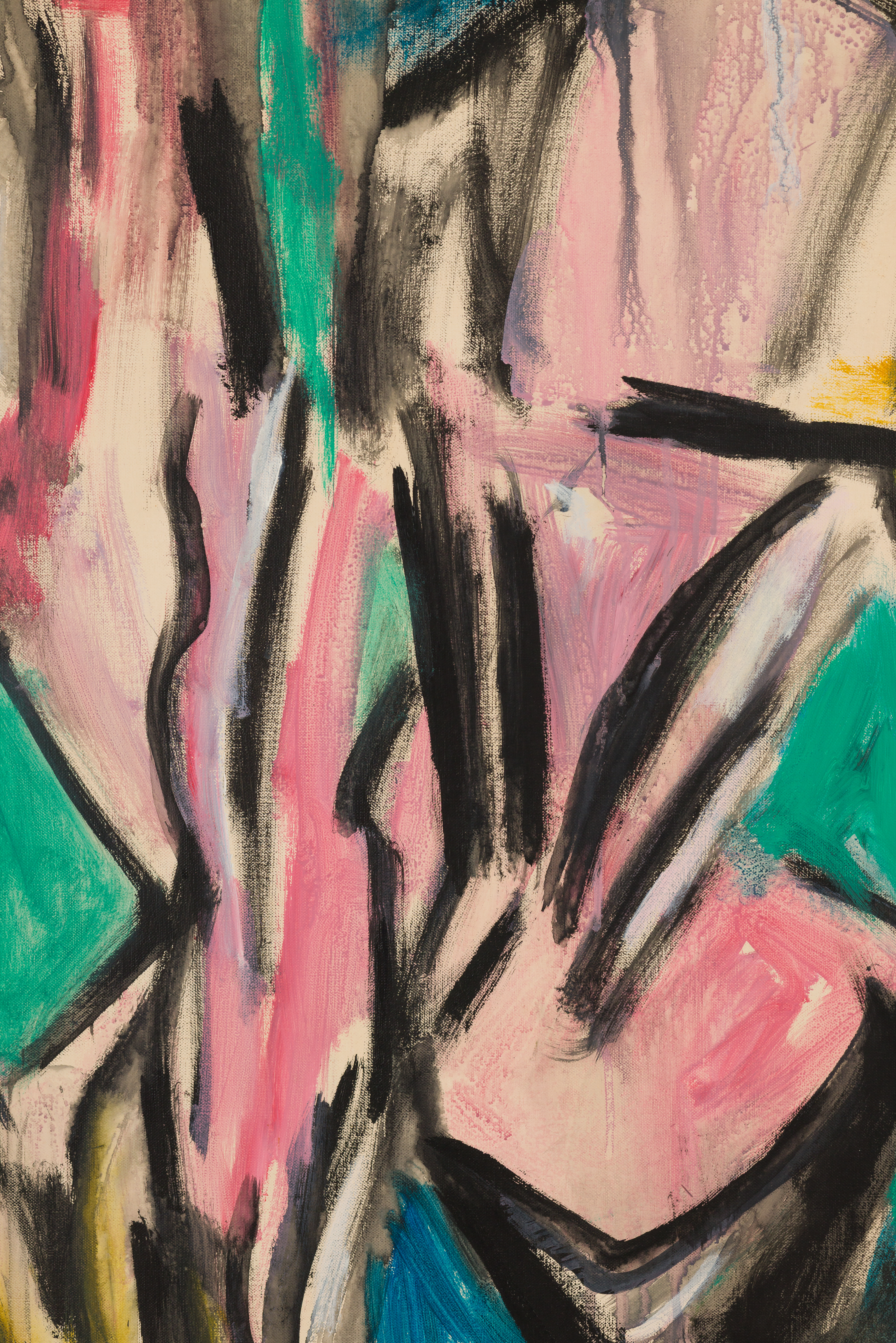Green, Pink and Black supporting view 2